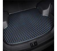 KDUSNA Car Leather Boot Liner Mats for Lexus LBX FWD 2024-, Car Boot Cover Anti-Slip Carpets, Leather Car Boot Liner Waterproof Trunk Protector,A black-blue