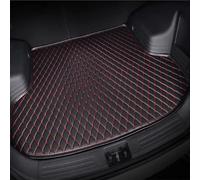 KDUSNA Car Leather Boot Liner Mats for Lexus LBX FWD 2024-, Car Boot Cover Anti-Slip Carpets, Leather Car Boot Liner Waterproof Trunk Protector,A black-red