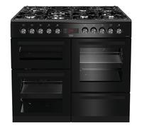 Beko KDVF100K 100cm Double Oven Range Cooker with 7 Burner Gas Hob