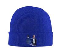 Kdvosbmd Winter Knitted Beanie Hat for BER Olly MURS Blue Cap Soft Acrylic Wool Blend, Stretchable Warm Unisex Hats