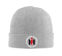 Kdvosbmd Winter Knitted Beanie Hat for International Harvester A Gray Cap Soft Acrylic Wool Blend, Stretchable Warm Unisex Hats