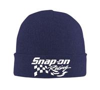 Kdvosbmd Winter Knitted Beanie Hat for Snap On Snap On Tools Mechanics Auto Parts Racing Wrenches N Navy Blue Cap Soft Acrylic Wool Blend, Stretchable Warm Unisex Hats