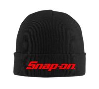 Kdvosbmd Winter Knitted Beanie Hat for Snap On Snap On Tools Mechanics Auto Parts Racing Wrenches Q Black Cap Soft Acrylic Wool Blend, Stretchable Warm Unisex Hats