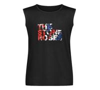 kdw Sleeveless The_Stone_Roses_Waterfall_Short_Sleeve_Tee T Shirt for Men Black XXL