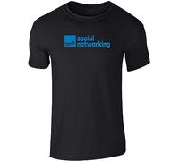 kdw Threads Plain Lazy Social Notworking Black Short Sleeve T-Shirt by 3XL