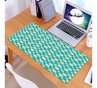 KDWJS Gaming Mouse Pad Mouse Mat - 35.5 x 16 in - XXL mousepad - Table mat large size - improved precision and speed - Endless texture for wallpaper fill web page background surface. Shabby geometric
