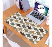 KDWJS Gaming Mouse Pad Mouse Mat - 35.5 x 16 in - XXL mousepad - Table mat large size - improved precision and speed - Geometric,Antique Eastern Pattern Arabesque Oriental Style Moroccan In