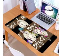 KDWJS Gaming Mouse Pad Mouse Mat - 35.5 x 16 in - XXL mousepad - Table mat large size - improved precision and speed - Vector seamless pattern with dressed sheep. Sheep hooligans