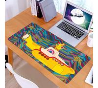 KDWJS Gaming Mouse Pad Mouse Mat - 35.5 x 16 in - XXL mousepad - Table mat large size - improved precision and speed - Yellow Submarine The Beatles Rock Band Illustration (2)