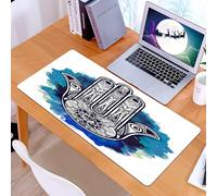 KDWJS Gaming Mouse Pad Mouse Mat - 35.5 x 16 in - XXL mousepad - Table mat large size - improved precision and speed - Pin by Sunpop Beauty on Tattoos Hamsa Tattoo