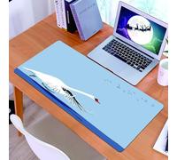 KDWJS Gaming Mouse Pad Mouse Mat - 35.5 x 16 in - XXL mousepad - Table mat large size - improved precision and speed - Birds,Swan Taking Off From the Water Flying Birds in the Sky Wildlife Large Bird