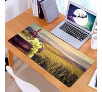 KDWJS Gaming Mouse Pad Mouse Mat - 35.5 x 16 in - XXL mousepad - Table mat large size - improved precision and speed - Wine, Italy Tuscany Countryside Rural We, Heat Resistant Place Mats