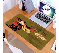KDWJS Gaming Mouse Pad Mouse Mat - 35.5 x 16 in - XXL mousepad - Table mat large size - improved precision and speed - Elegant Geisha and Japanese Iconic Imagery