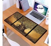 KDWJS Gaming Mouse Pad Mouse Mat - 35.5 x 16 in - XXL mousepad - Table mat large size - improved precision and speed - The eternal olive tree under nature,Olive tree horror ode to nature grace,The gl