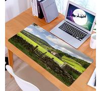 KDWJS Gaming Mouse Pad Mouse Mat - 35.5 x 16 in - XXL mousepad - Table mat large size - improved precision and speed - Rural pastors, herdsmen’s rural landscape photography, rural tourism promotion a