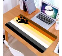 KDWJS Gaming Mouse Pad Mouse Mat - 35.5 x 16 in - XXL mousepad - Table mat large size - improved precision and speed - Sex Gay Sign LGBTQ Movement Bear LGBT Couple Banner Pride Format in Homosexual S