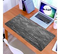 KDWJS Gaming Mouse Pad Mouse Mat - 35.5 x 16 in - XXL mousepad - Table mat large size - improved precision and speed - Abstract grey cement brick wall texture background.
