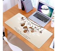 KDWJS Gaming Mouse Pad Mouse Mat - 35.5 x 16 in - XXL mousepad - Table mat large size - improved precision and speed - Native American Dreamcatcher Feathers Design Digital Technology Graphic Print Ne