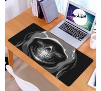 KDWJS Gaming Mouse Pad Mouse Mat - 35.5 x 16 in - XXL mousepad - Table mat large size - improved precision and speed - Death of Eclipse and Death of Scythe, God of Death in the dim sunshine, Reaper
