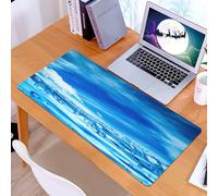 KDWJS Gaming Mouse Pad Mouse Mat - 35.5 x 16 in - XXL mousepad - Table mat large size - improved precision and speed - Many air bubbles in water close up abstract water wave with bubbles on a backgro