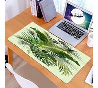 KDWJS Gaming Mouse Pad Mouse Mat - 35.5 x 16 in - XXL mousepad - Table mat large size - improved precision and speed - Vector vintage composition with exotic leaves. Botanical classic illustration. P