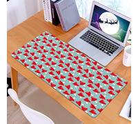 KDWJS Gaming Mouse Pad Mouse Mat - 35.5 x 16 in - XXL mousepad - Table mat large size - improved precision and speed - Mushroom,Grungy Display with Vivid Color Toadstool Amanita Autumn For
