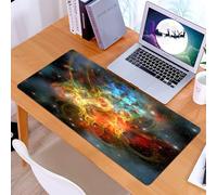 KDWJS Gaming Mouse Pad Mouse Mat - 35.5 x 16 in - XXL mousepad - Table mat large size - improved precision and speed - The cosmic energy is shown in the symphony of colors, mysterious and vivid cosmi