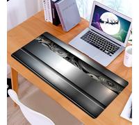 KDWJS Gaming Mouse Pad Mouse Mat - 35.5 x 16 in - XXL mousepad - Table mat large size - improved precision and speed - Industrial, Technological Gear Robotics Futur Imagination Mechanics Scien