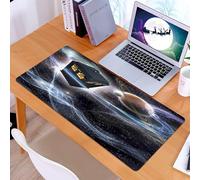 KDWJS Gaming Mouse Pad Mouse Mat - 35.5 x 16 in - XXL mousepad - Table mat large size - improved precision and speed - Tardis in the universe, who is in space, whose products and science fiction pro