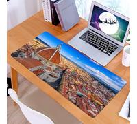 KDWJS Gaming Mouse Pad Mouse Mat - 35.5 x 16 in - XXL mousepad - Table mat large size - improved precision and speed - The Cathedral of Santa Maria del Fior in Florence, Italy.