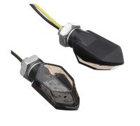 KDWNRHGK Motorcycle Turning Indicators 2/4Pcs Motorcycle Turn Signal Light Smoke Lens Indicator 5LED Moto Amber Blinker Lamp For KA&WASAKI Signals