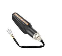 KDWNRHGK Motorcycle Turning Indicators Mini 12V Universal LED Motorcycle Front Rear Amber Turn Signal Indicator Lights Blinker White DRL Red Brake Lamps