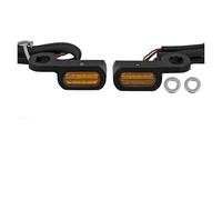 KDWNRHGK Motorcycle Turning Indicators Motorcycle Mini LED Turn Signal Amber Light 12V E Mark For Har&ley Softail Touring Road King FLTRX FLHT FLHX 14-23 16-17