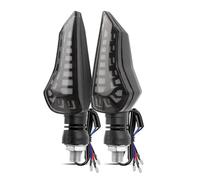 KDWNRHGK Motorcycle Turning Indicators Universal Front Rear Motorcycle LED Turn Signal Lights Flowing Amber White Red Brake/Width Lamp Day Running Light