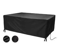 KDXAOBEI Garden Furniture Cover Waterproof 140x110x100cm Garden Table Covers 600D Oxford Rectangular/Square Outdoor Furniture Covers Windproof Waterproof Anti-UV for Chair and Table Rattan Sofa Cover