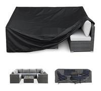 KDXAOBEI Outdoor Garden Furniture Covers Waterproof 140x70x70cm Patio table Cover for outside Rectangle/Rectangular Table and Chair Set, Tear Resistant Oxford Fabric rattan furniture set