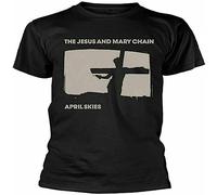 KDXDOX Jesus and Mary Chain April Skies Mens Black Funny t Shirts for Men Jesus & Mary Chain