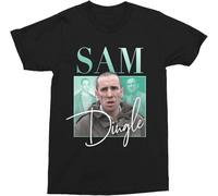 KDXDOX Men's Sam Dingle Throwback T Shirt Pay Black