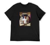KDXDOX Paul Walker Speed and Passion Racing Car Speed Car Fan Movie T-Shirt Black