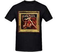 KDXDOX Seether Holding On to Strings Better Custom T Shirts Design Round Neck Black
