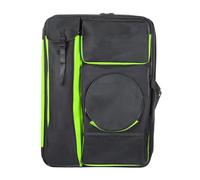 KDYVK 18.9" x 26.4" Drawing Backpack, Drawing Handbag Storage Organizer Folder for Artist Drawing Art Portfolio, Blue & Black(Green)