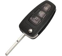 KDZDJH Car Key Shells For Ford Ranger 2011 2012 2013 2014 2015 HU101 FO21 EB3T-15K601-BA 5WK50165 with snap buttons Key Shell Case Fob Fit Cases Smart Accessories Buttons With Keychain