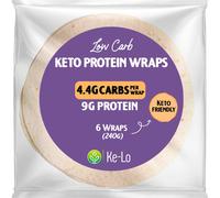 Ke-Lo Low Carb - High Protein Wraps (18 x 40g) | Keto Wraps | Versatile & Convenient Low Calorie Wraps | Keto Tortilla Wraps | Ideal for the Keto Diet