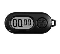 Ke/ychains Stop Watch,Sports Small Stop Ti/mer Ke/ychain Portable,Stop Ti/mer Ke/ychain,Portable LCD Screen Di/gital Cl/ock,Mini Di/gital Watches,Precise Countdown Timing,Sports Ke/ychain(Black)