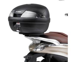 KE3490 - Top case rear attachment Kappa MONOLOCK PIAGGIO Beverly 125ie-300ie-350