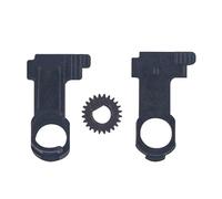 KE88FENG 1 set/ 5 set Platen Roller Buckle & Gear for zebra GK420D GX420D Thermal Lable Printer Spare Parts(1 set)