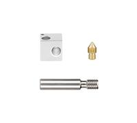 KE88FENG For flsun Q5 Hotend Suit Part 3in1 Extruder Nozzle Heating Block Throat Heatbreak Tube 3D Printer Accessories