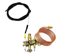 KE88FENG Propane Gas Fire Pit Replacement Parts ODS Pilot Burner With Ignition Wire 900mm And 1500mm Thermocouple M9X1 Thread