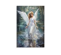 KeAan Angel Art - Oil Paintings Reproduction Modern Giclee Canvas Print Artwork Pictures on Canvas Wall Art for Home Office Decorations 24x36inch(60x90cm)