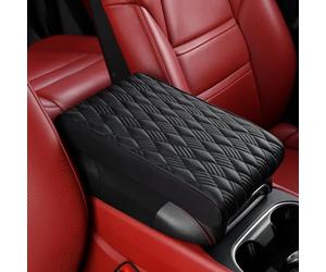 KEAAN Car Armrest Pad for Land Rover Discovery Type LR LA LT LC L550 L462 L319 L318 1999-2024 2025 Car Center Console Cover Car Armrest Seat Box Cover Protector,B-32 * 21 * 5
